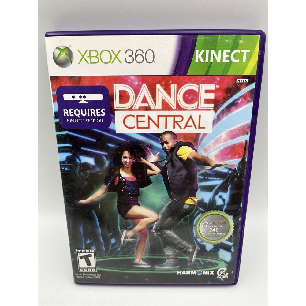 Dance Central Xbox 360 Kids Kinect Game Complete Very Good 1 Dancing Family Fun